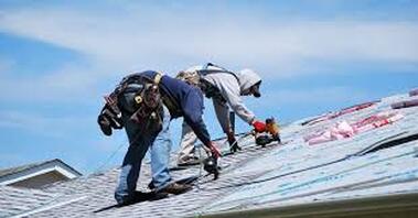 Picture of workers on roof